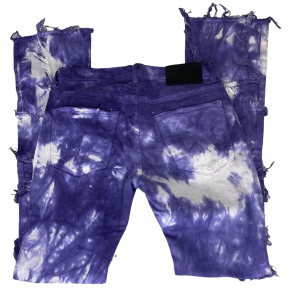 Valabasas Stacked Aerglo Jeans in Viola NWT Sz 34 - Picture 2 of 13